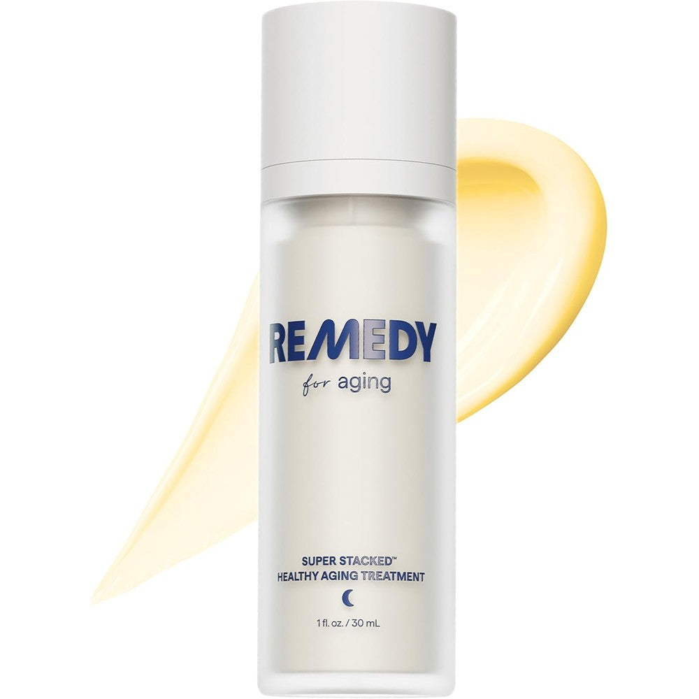 Remedy Science Healthy Aging Advanced Retinal And Peptide Night Serum Treatment For Fine Lines Wrinkles And Uneven Skin Texture 1 Fluid Ounce