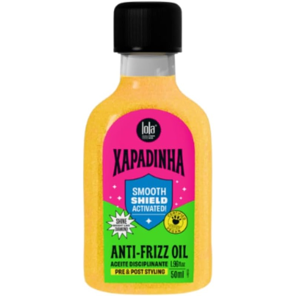 Lola From Rio Xapadinha Gold Shine Disciplinary Hair Oil For Frizz Control And Thermal Protection 1.70 Fluid Ounce