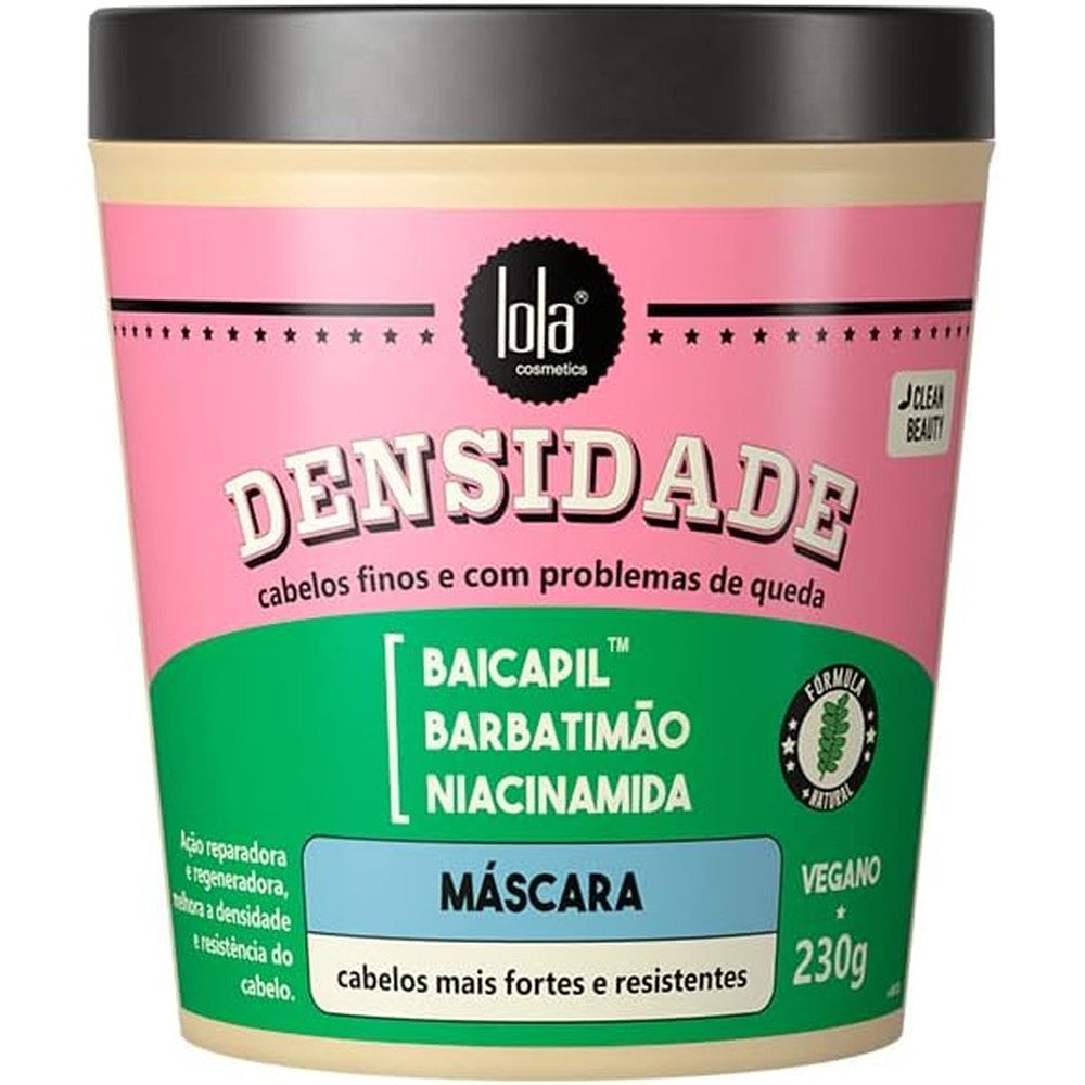 Lola From Rio Densidade Hair Mask For Fine Weak Brittle Hair And Hair Loss Restoring Volumizing Treatment 8.11 Fluid Ounces