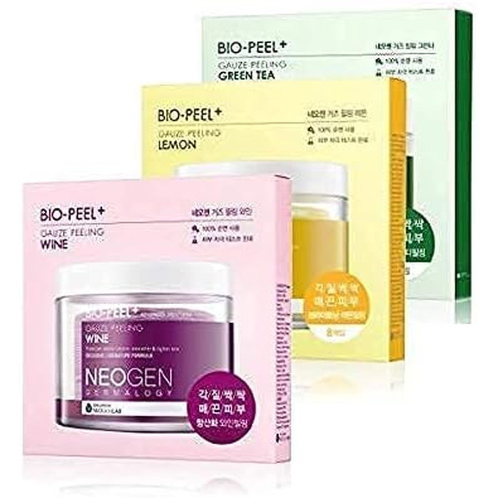 Neogen Dermalogy Bio-Peel Gauze Peeling Wine Exfoliating Pads With Resveratrol For Anti-Aging And Firming Skin 30 Count