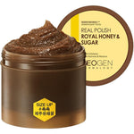 Dermalogy By Neogenlab Real Polish Royal Honey And Sugar Facial Scrub Jumbo Size 7.4 Ounce 210 Grams