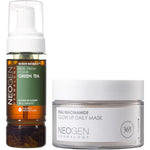 Dermalogy By Neogenlab Deep Cleansing And Glowing Skin Set With Real Fresh Foam Cleanser And Bio-Peel Gauze Peeling Pads For Radiant Complexion