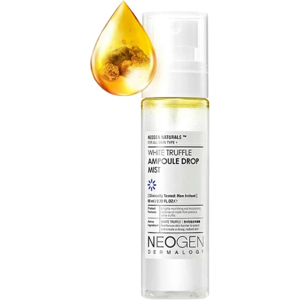 Neogen Dermalogy White Truffle Ampoule Drop Mist Hydrating Facial Spray 80 Milliliters 2.70 Fluid Ounces