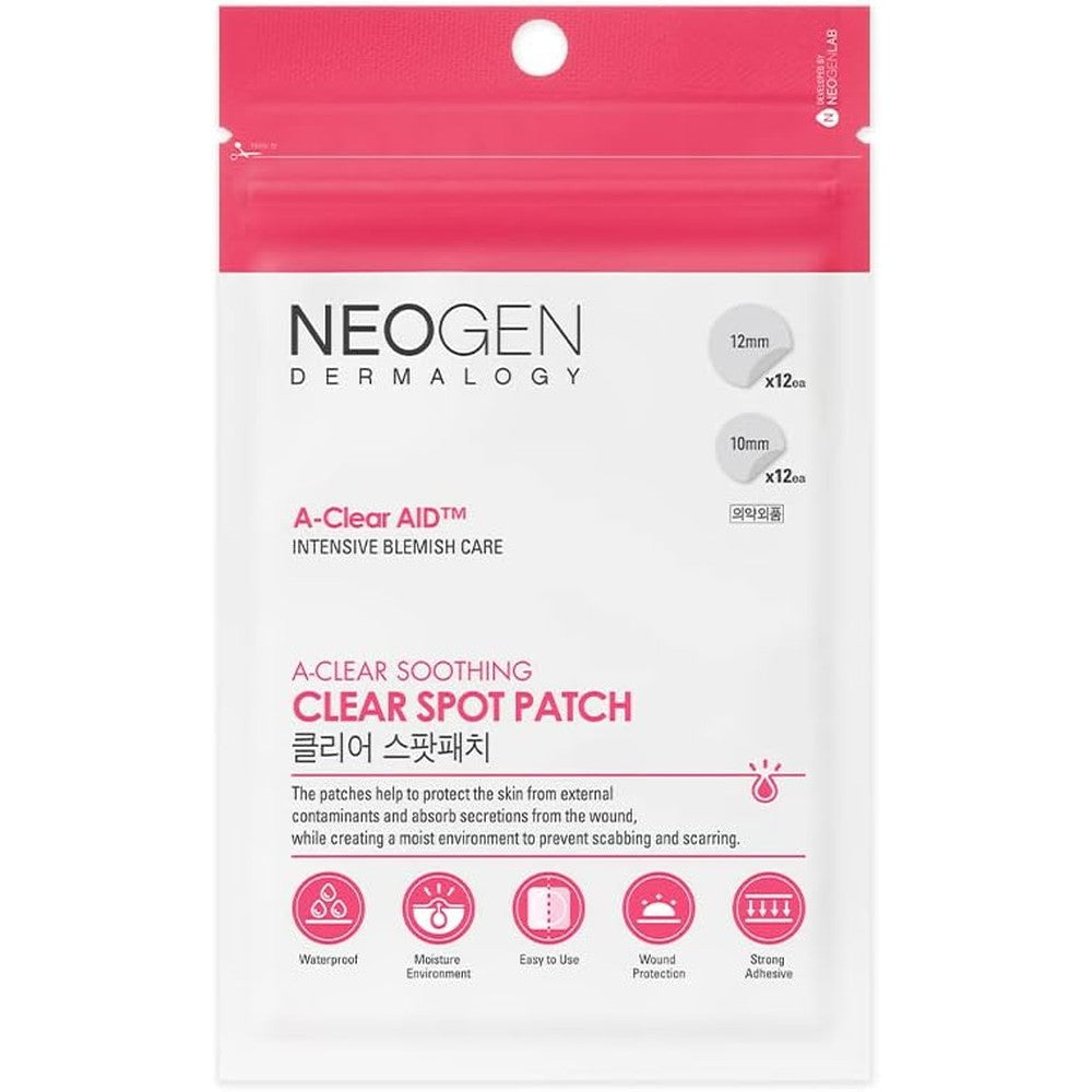 Dermalogy By Neogenlab A-Clear Soothing Spot Patch Acne Care Treatment 24 Patches