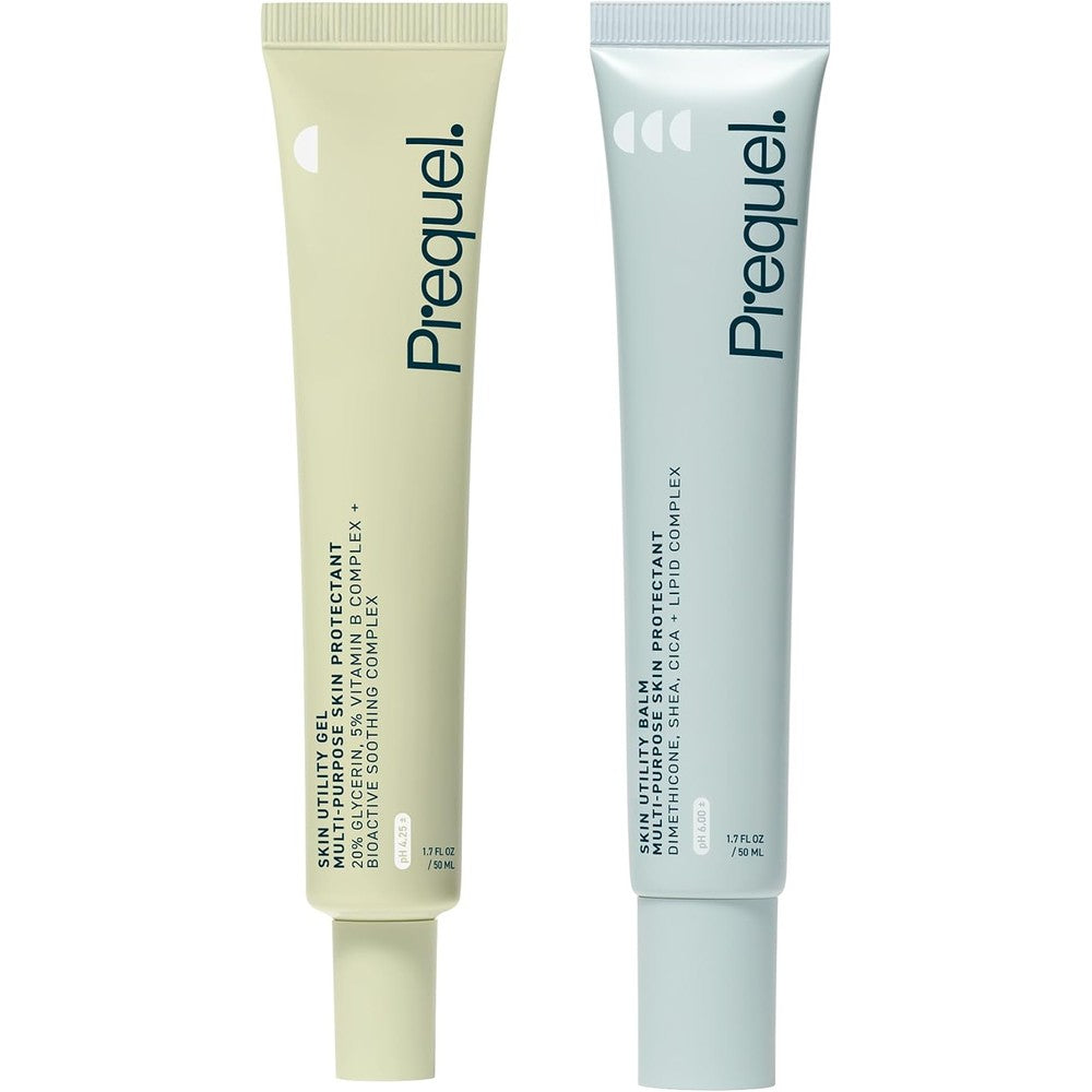 Prequel Skin Utility Gel And Utility Balm Moisturizer Bundle For Barrier Repair And Dry Sensitive Skin Two Piece Kit 1.7 Fluid Ounce Each