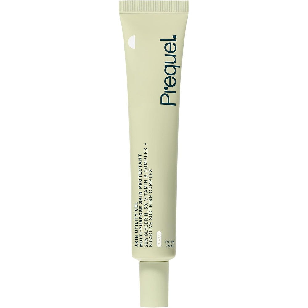 Prequel Skin Utility Gel Moisturizing Protectant Lightweight Multi Purpose Face And Body Cream For Dry Skin 1.7 Fluid Ounce