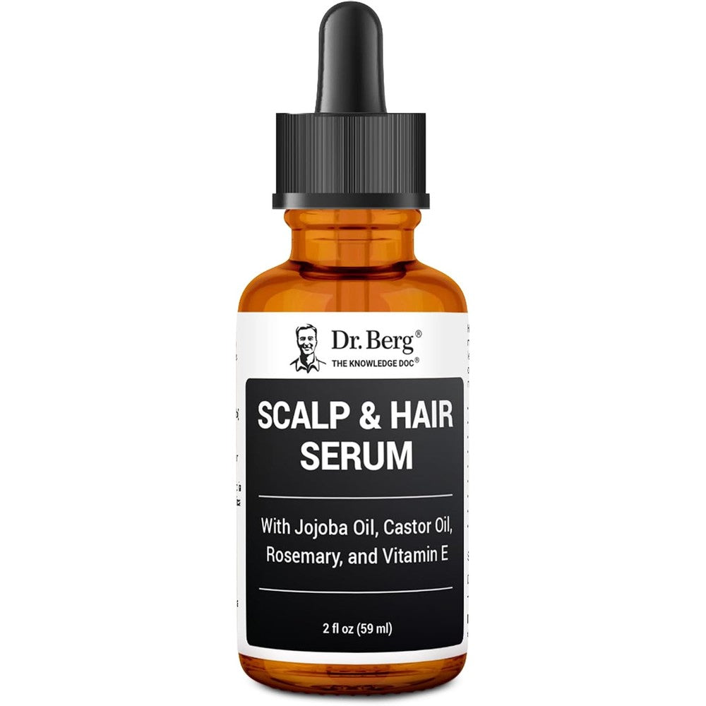 Dr. Berg Scalp And Hair Serum Improved Formula With Vitamin D3 And E Paraben Free Hair Oil For Men And Women 2 Fluid Ounce