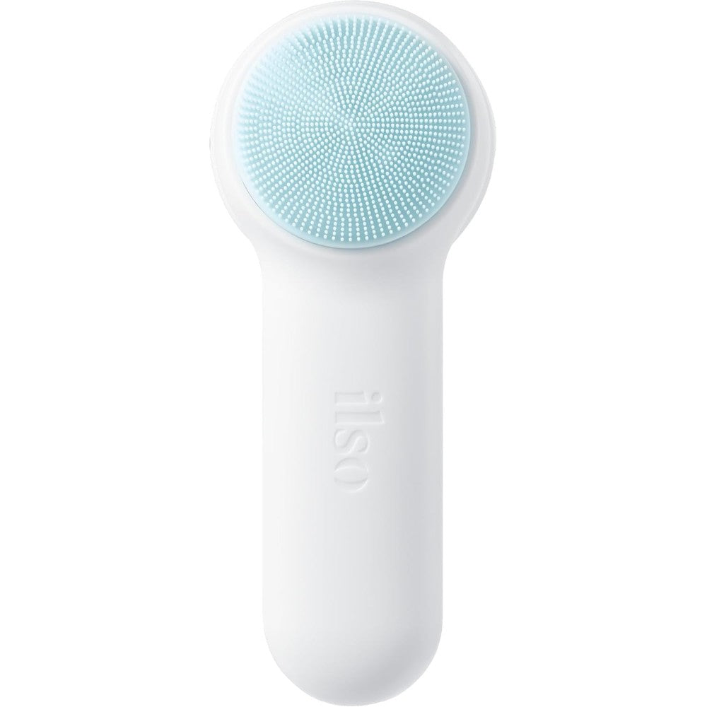 Ilso Pore Cleansing Master Silicone Facial Brush White And Blue Deep Cleansing Tool With 1,361 Micro Bristles 146x54x30 Millimeters