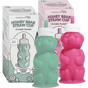 8 oz - Green/Raspberry