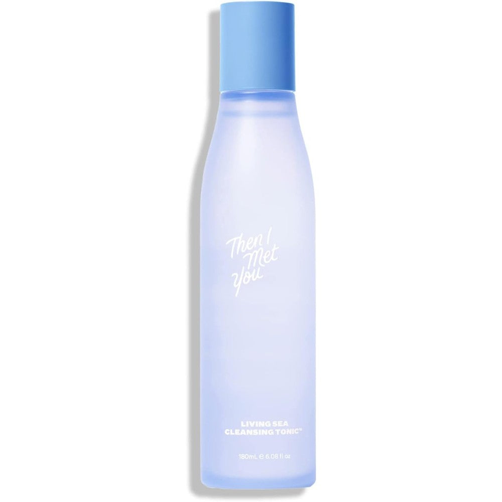 Then I Met You Living Sea Cleansing Tonic Face Toner And Makeup Remover Micellar Water With Korean Deep Sea Water Six Point Zero Eight Ounce