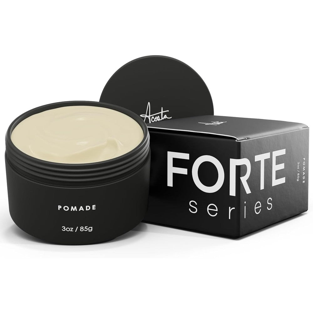 Alex Costa Forte Series Hair Pomade For Men Medium Flexible Hold Low Shine 3 Ounce Water Based Styling Product