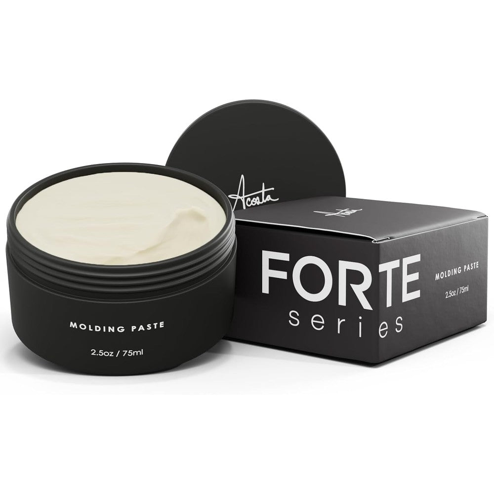 Alex Costa Forte Series Molding Paste For Men Medium Flexible Hold Low Shine Matte Finish Lightweight Hair Texturizer 75 Milliliters