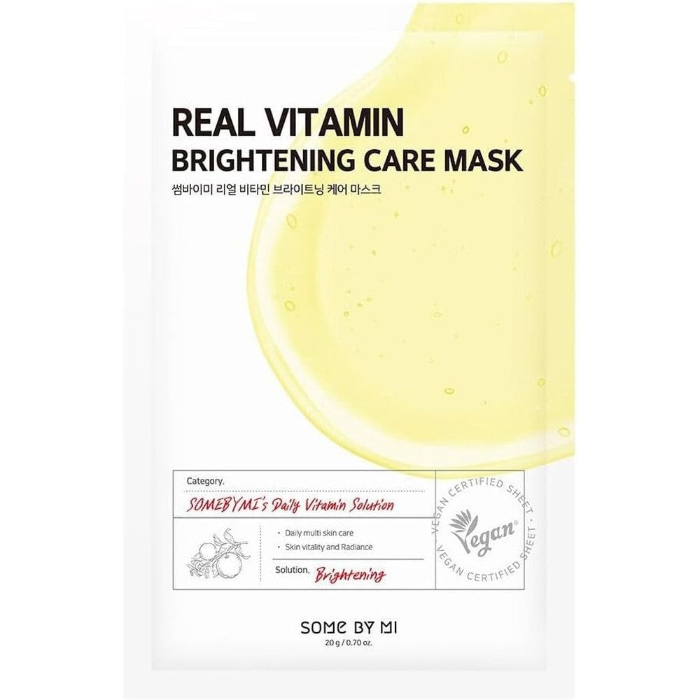 Some By Mi Real Vitamin Brightening Care Mask For Dull Skin 20 Grams