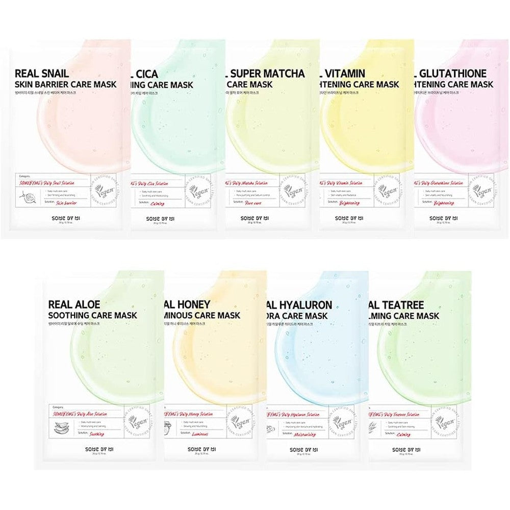 SOME BY MI Real Super Matcha Pore Care Sheet Mask For Sebum Control And Pore Tightening 20 Grams
