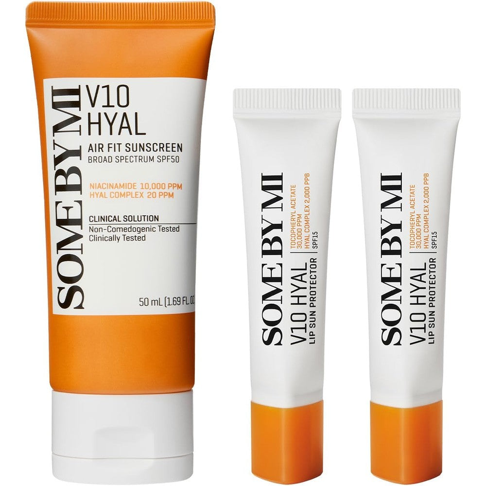 Some By Mi V10 Hyal Air Fit Sunscreen and Lip Sun Protector kit front view