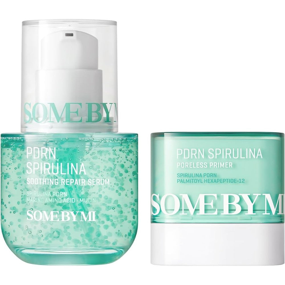 Some By Mi PDRN Spirulina Soothing Repair Serum front packaging view for skin barrier repair