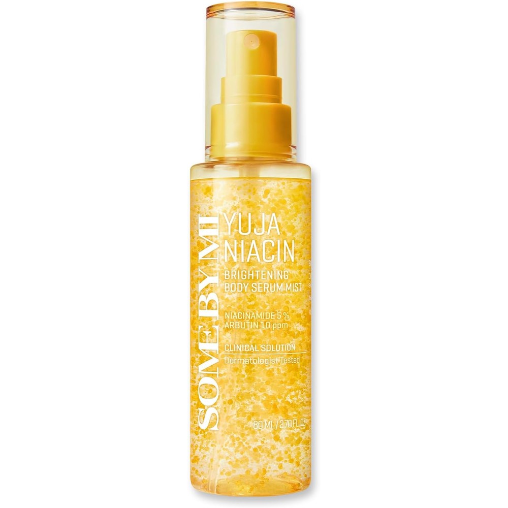 Some By Mi Yuja Niacin Brightening Body Serum Mist front view for skin brightening