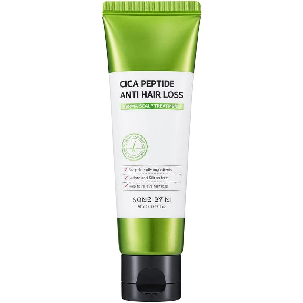 Some By Mi Cica Peptide Anti Hair Loss Derma Scalp Treatment Unscented Silicone Free Hair Conditioner Fifty Milliliters