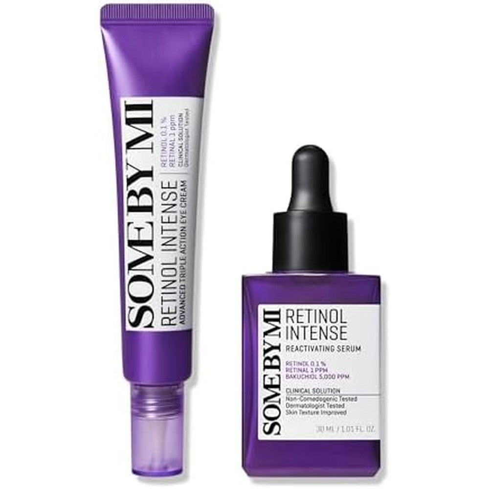 Some By Mi Retinol Intense Reactivating Serum and Eye Cream set front view