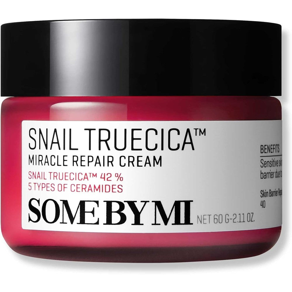 SOME BY MI Snail Truecica Miracle Repair Cream For Sensitive Skin Barrier Healing And Acne Marks 60 Grams