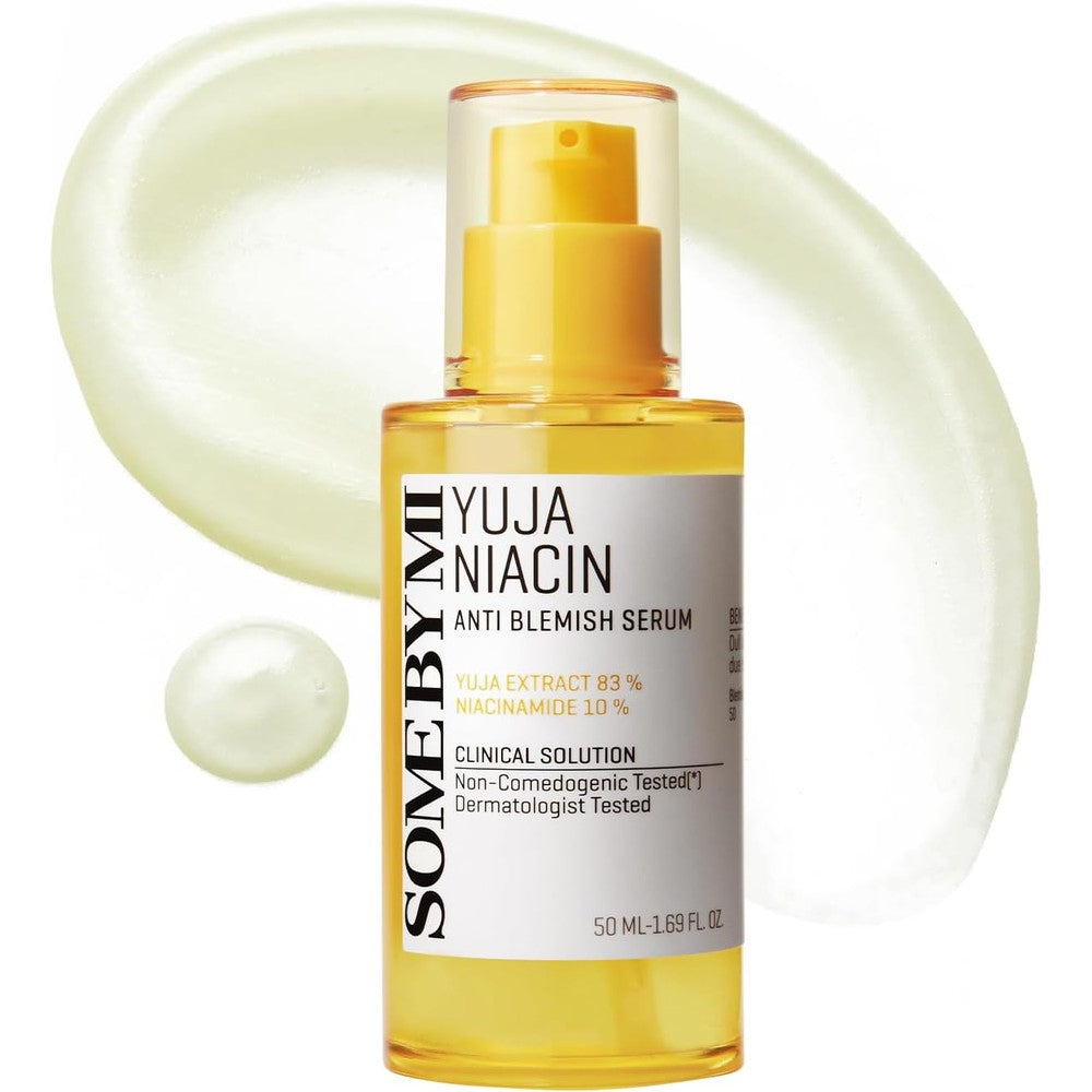 Some By Mi Yuja Niacin Anti Blemish Serum Ten Percent Niacinamide And Vitamin C Serum For Face Brightening And Dark Spot Reduction Fifty Milliliter