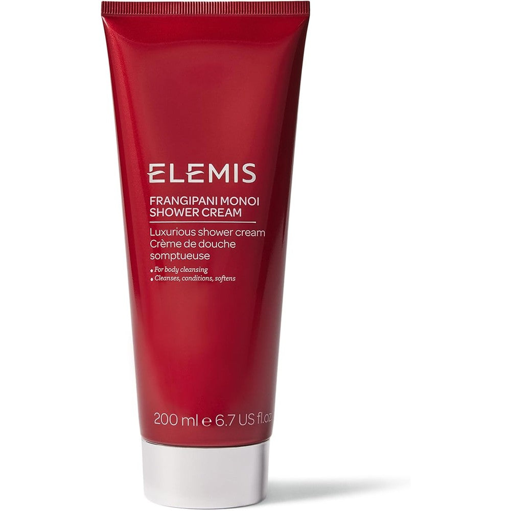 Elemis Frangipani Monoi Luxurious Shower Cream Hydrating Body Wash For Soft Skin 6.7 Fluid Ounce
