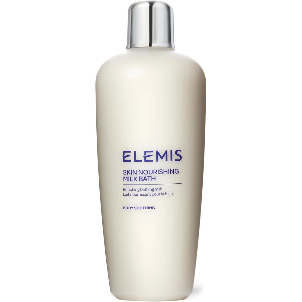 ELEMIS Skin Nourishing Milk Bath Creamy Body Cleanser And Bath Soak For Dry Skin With Milk Protein And Oat Extract 400ml