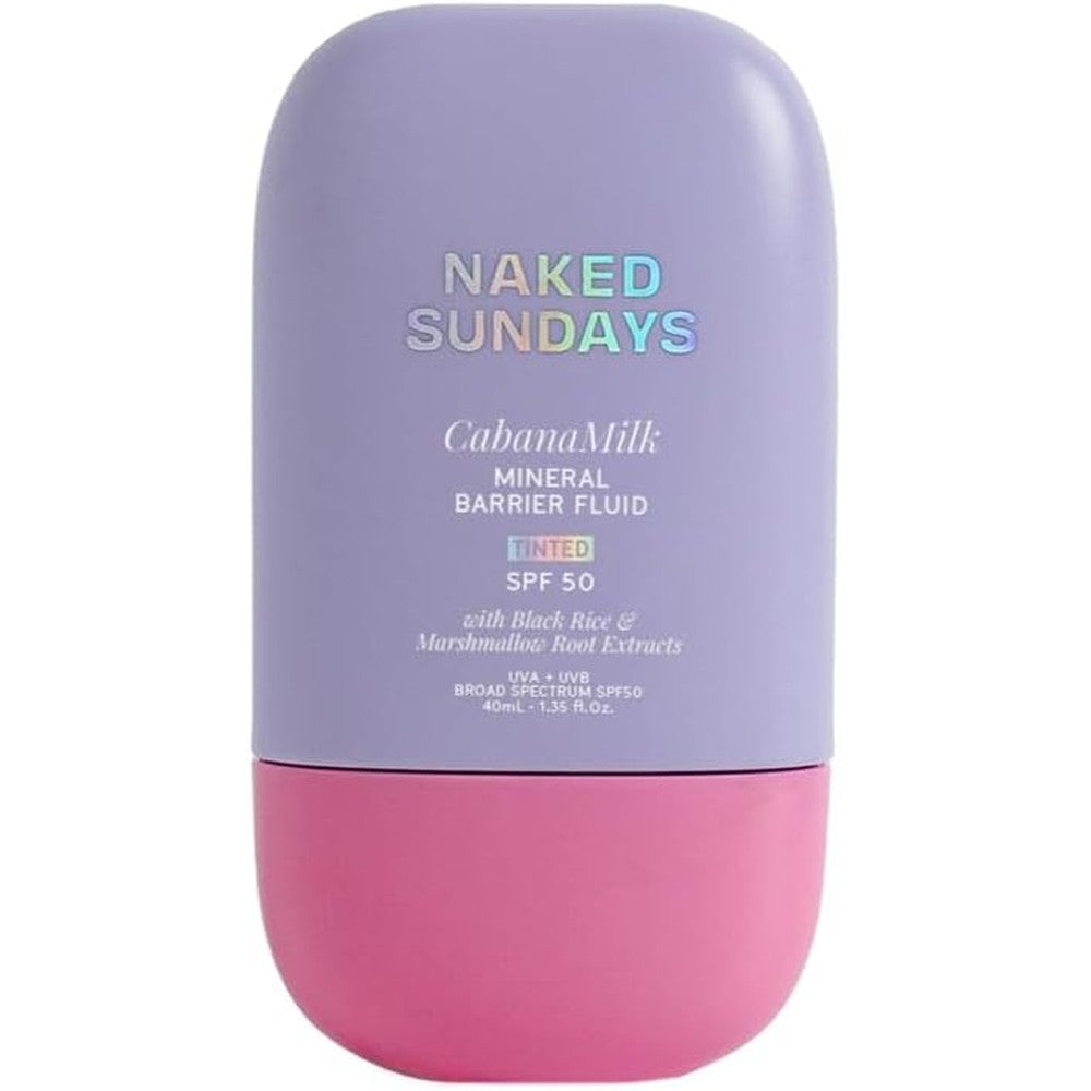 Naked Sundays CabanaMilk SPF 50 Mineral Sunscreen Primer bottle front view