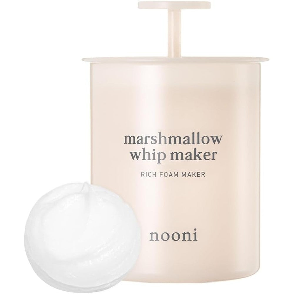 Nooni Marshmallow Whip Maker Cleansing Bubble Foam Maker For Face Wash Gentle Deep Cleanser Korean Skincare Tool Sweet Baby Pink One Count