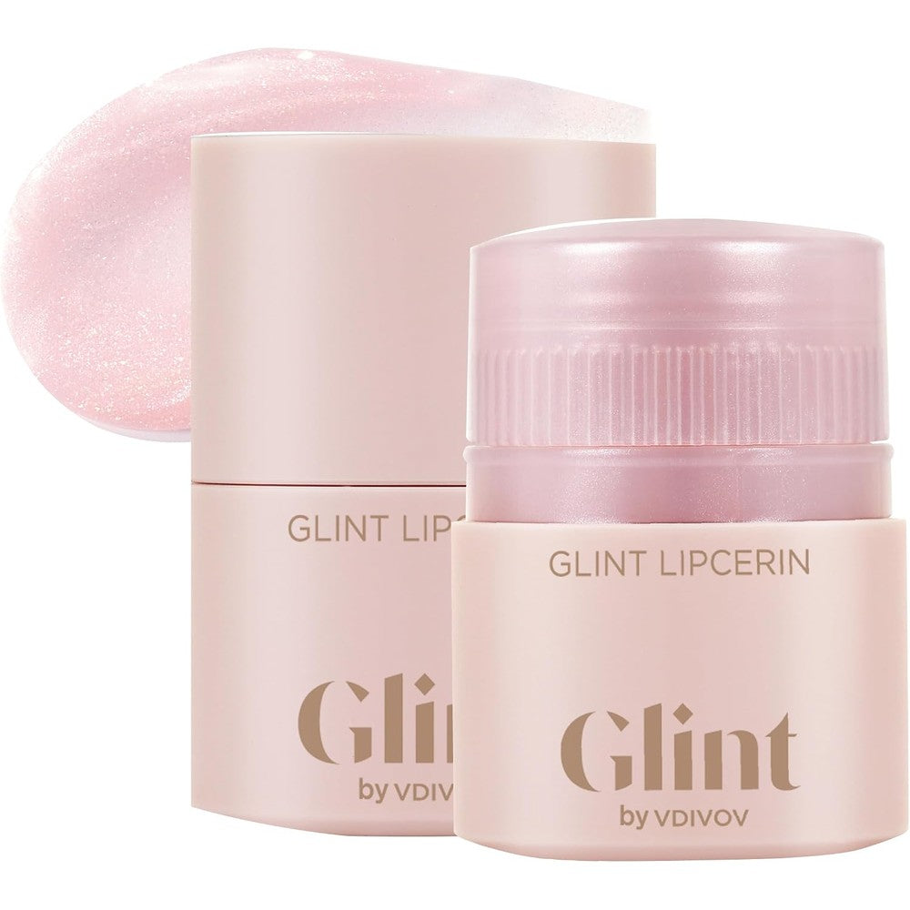 Glint by Vdivov Lipcerin Pink Sparkle front view packaging