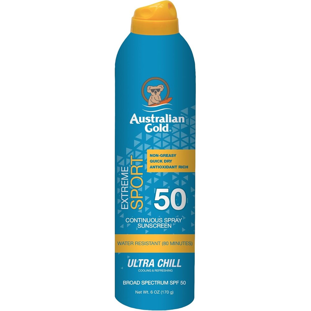 Australian Gold Extreme Sport Continuous Spray Sunscreen SPF 50 front view