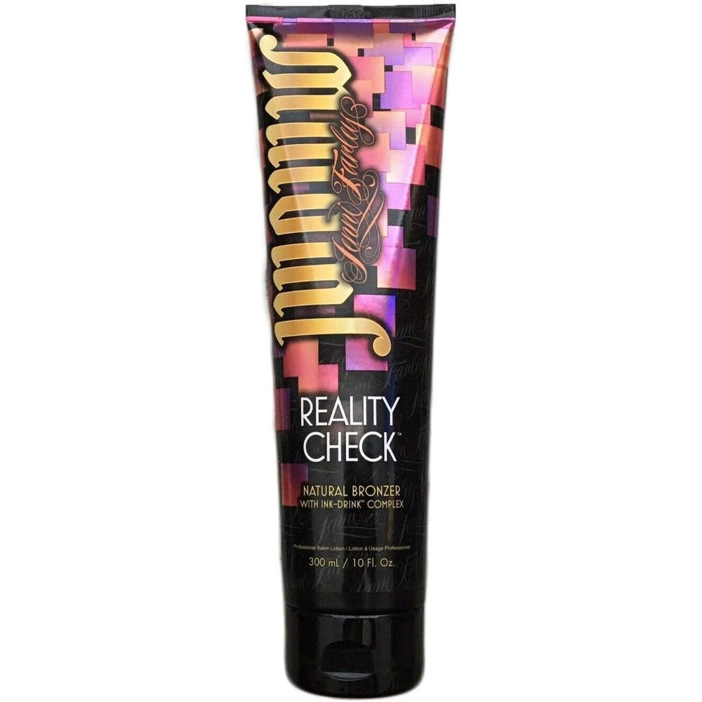 Australian Gold JWoww Reality Check Natural Bronzer front view bottle for premium indoor tanning