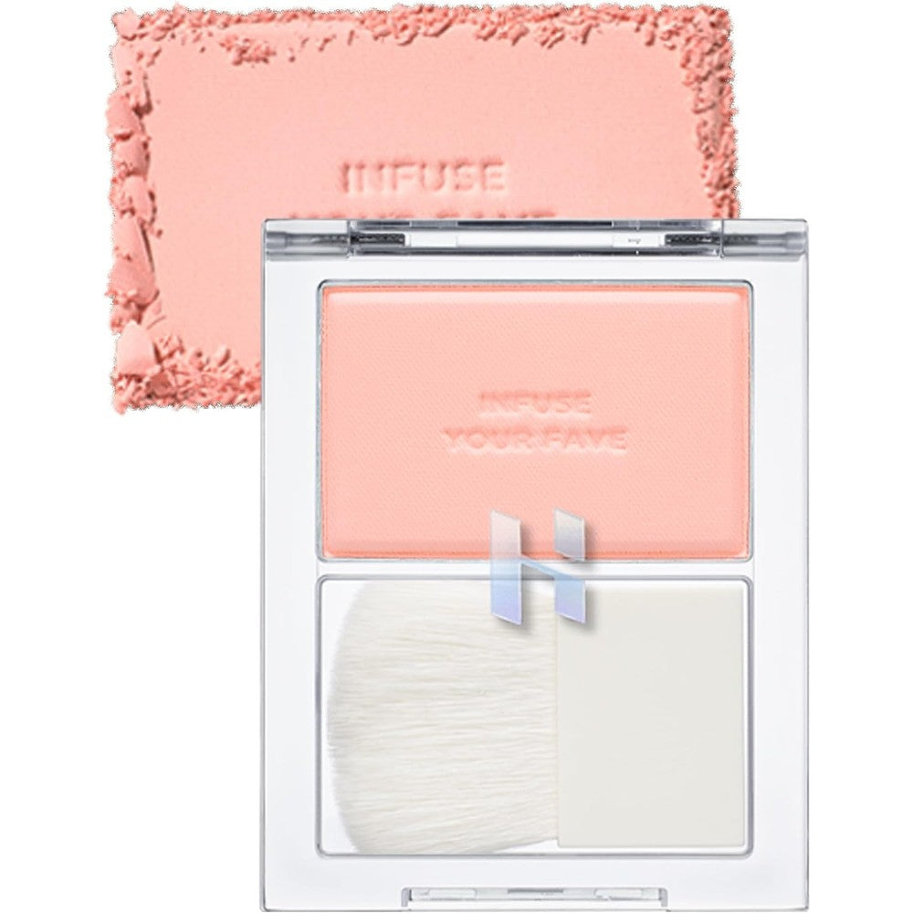 Holika Holika My Fave Infusing Blush 08 Fuzzy compact front view