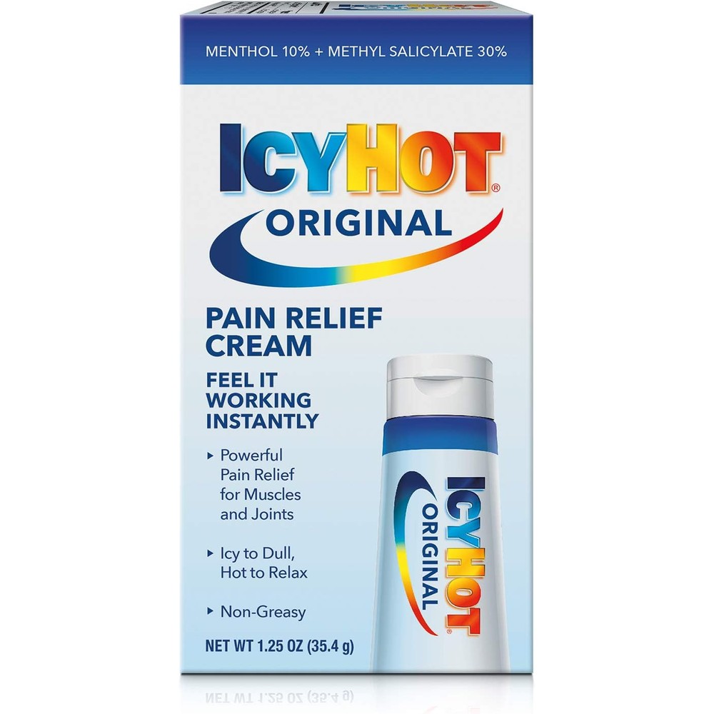 Icy Hot Extra Strength Pain Relieving Cream With Menthol For Muscles And Joints 1.25 Ounces