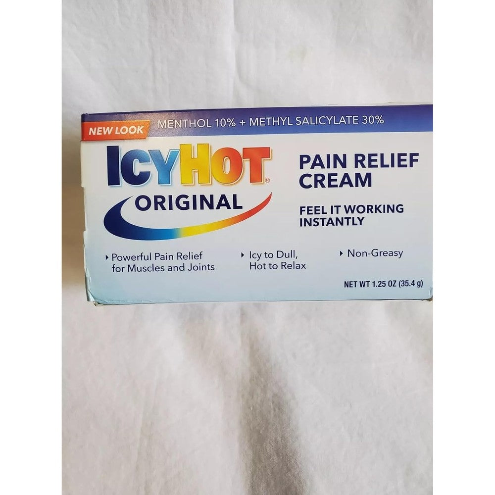 Icy Hot Extra Strength Pain Relieving Cream For Muscle And Joint Pain Relief 1.25 Ounce Tube