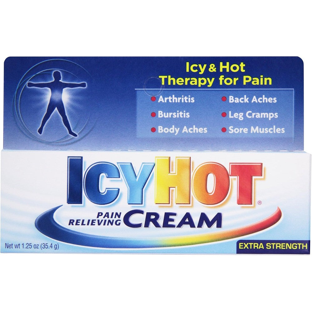 Icy Hot Extra Strength Pain Relieving Cream For Muscle And Joint Relief 1.25 Ounce