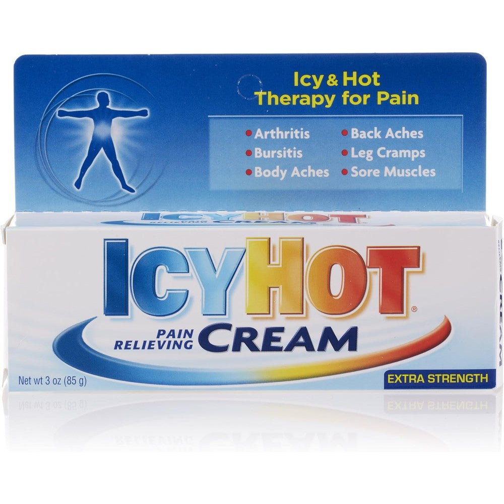 Icy Hot Extra Strength Pain Relieving Cream For Muscle And Joint Relief 3 Ounces