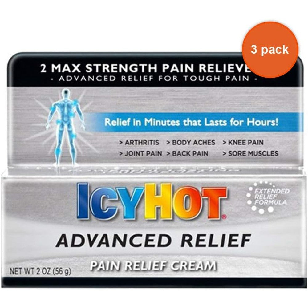 Icy Hot Advanced Pain Relief Cream For Muscle And Joint Pain Relief 2 Ounce Tube