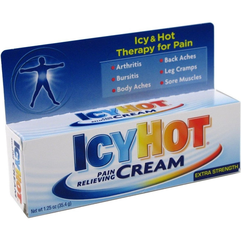 Icy Hot Extra Strength Pain Relieving Cream For Muscle And Joint Ache Relief 1.25 Ounce