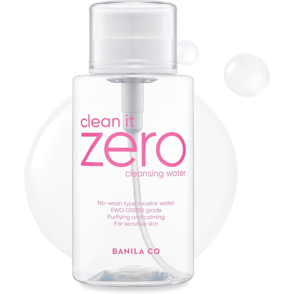 Banila Co Clean It Zero Pure Cleansing Water Gentle Makeup Remover For Sensitive Skin 310 Milliliters 10.48 Fluid Ounces