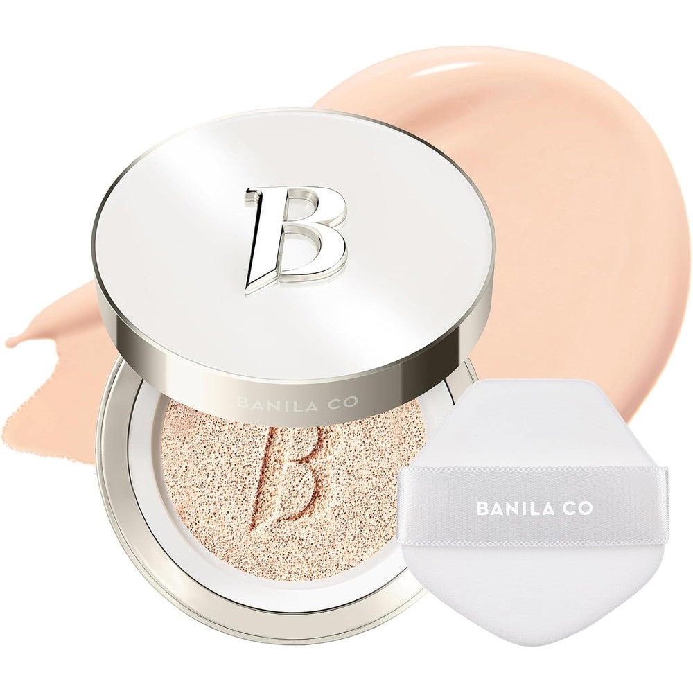 Banila Co Covericious Ultimate Cover Cushion Pore Blurring Seamless Finish Long Wear Matte Foundation 21C Rose 14 Grams - Image 1