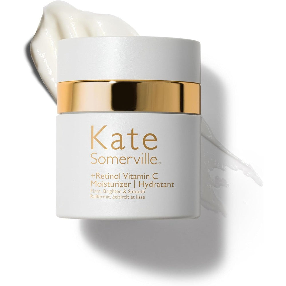 Kate Somerville Retinol Vitamin C Moisturizer front view packaging for anti aging skincare
