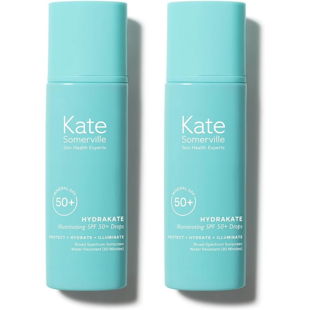 Kate Somerville HydraKate Illuminating Sunscreen Drops Tinted Mineral Sunscreen With Zinc Oxide Moisturizing and Anti Aging Sun Protection 1.7 Flui...