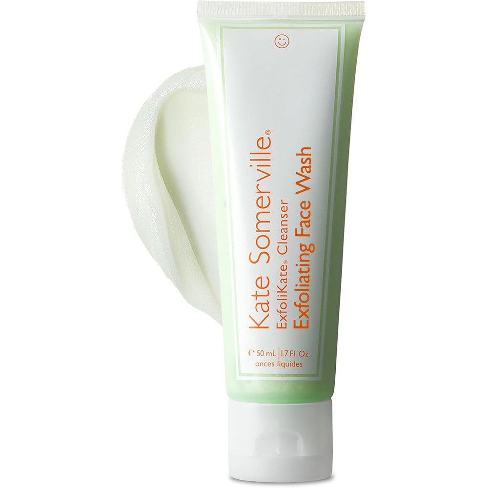 Kate Somerville ExfoliKate Cleanser Daily Exfoliating Foaming Face Wash With Glycolic And Lactic Acids Travel Size 1.7 Fluid Ounce