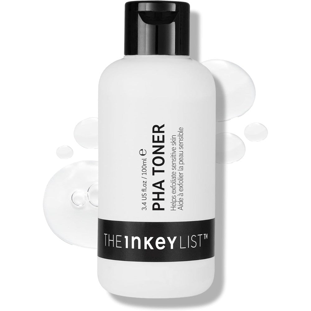 The INKEY List PHA Toner 100ml front view bottle for sensitive skin exfoliation