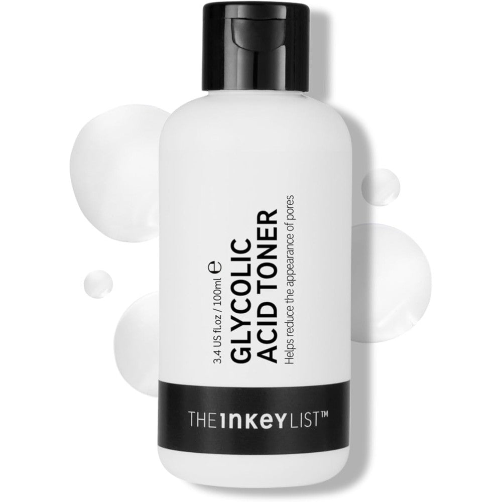 The INKEY List 10 Percent Glycolic Acid Exfoliating Toner For Pore Minimising And Skin Brightening 3.4 Fluid Ounce