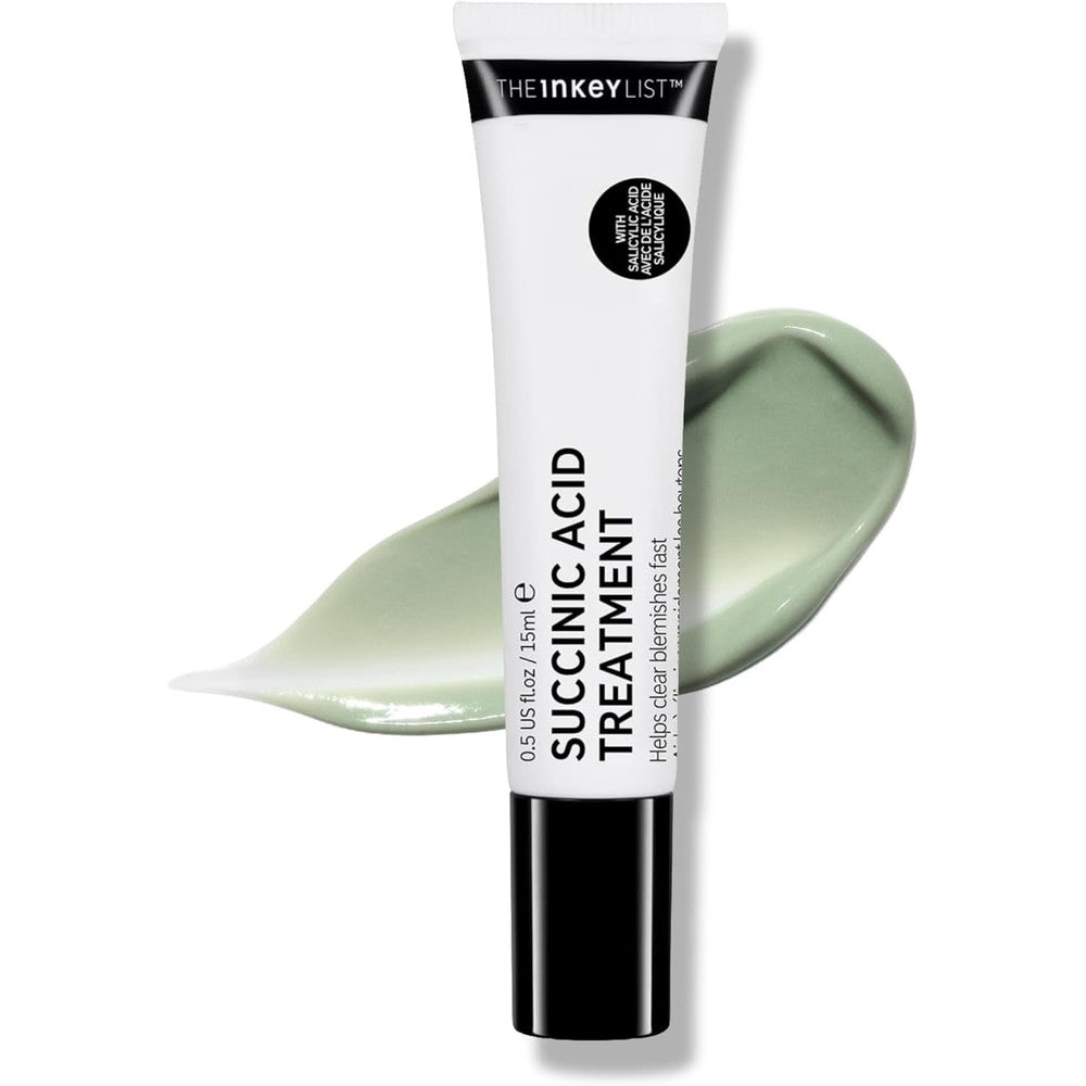 The INKEY List Succinic Acid Treatment For Blemish Control And Acne Spot Treatment Vegan Friendly 15 Milliliters