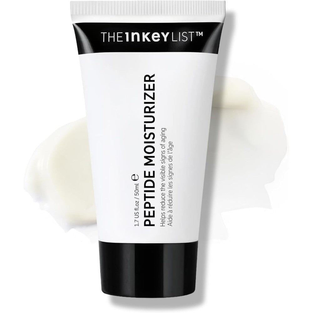 The INKEY List Peptide Moisturizer Anti Aging Daily Face Cream For Fine Lines And Dry Skin 1.69 Fluid Ounce