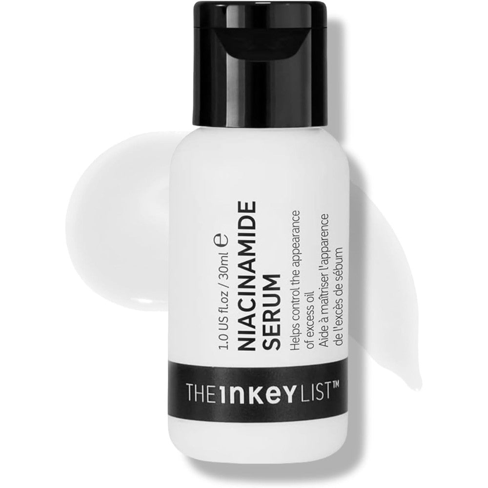 The INKEY List 10% Niacinamide Serum front view bottles for oil control
