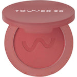 Tower 28 GetSet Matte Powder Blush front view for smooth skin.